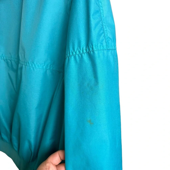 McGregor Vintage Windbreaker Jacket Men's Large 90s Teal High and Dry Athletic - Picture 4 of 10